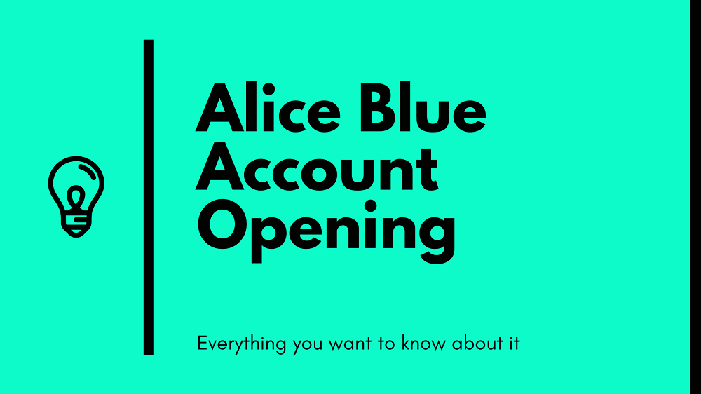 AliceBlue Account Opening